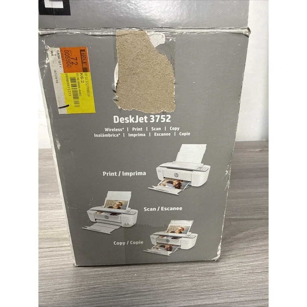 Brand New HP DeskJet 3752 All-in-One Printer, the smallest printer